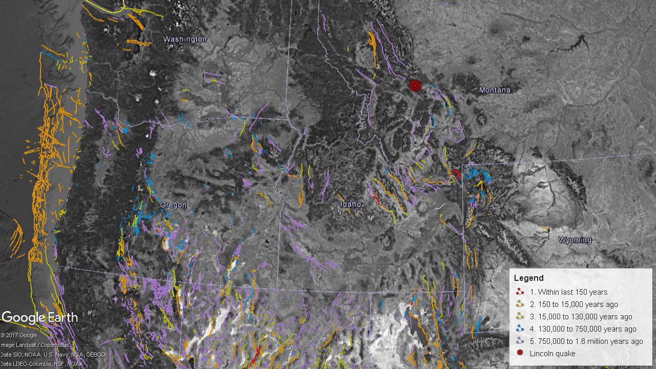 Fault lines of the northwest